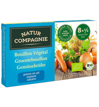 Natur Compagniegroentebouillon Zonder Zout Bio (68 gr)