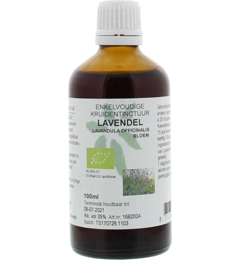 De Cruydhof Lavandula officinalis flor tinctuur bio (100 ml)