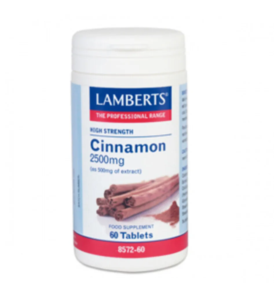 Lamberts Kaneel 2500mg (60 tabletten)
