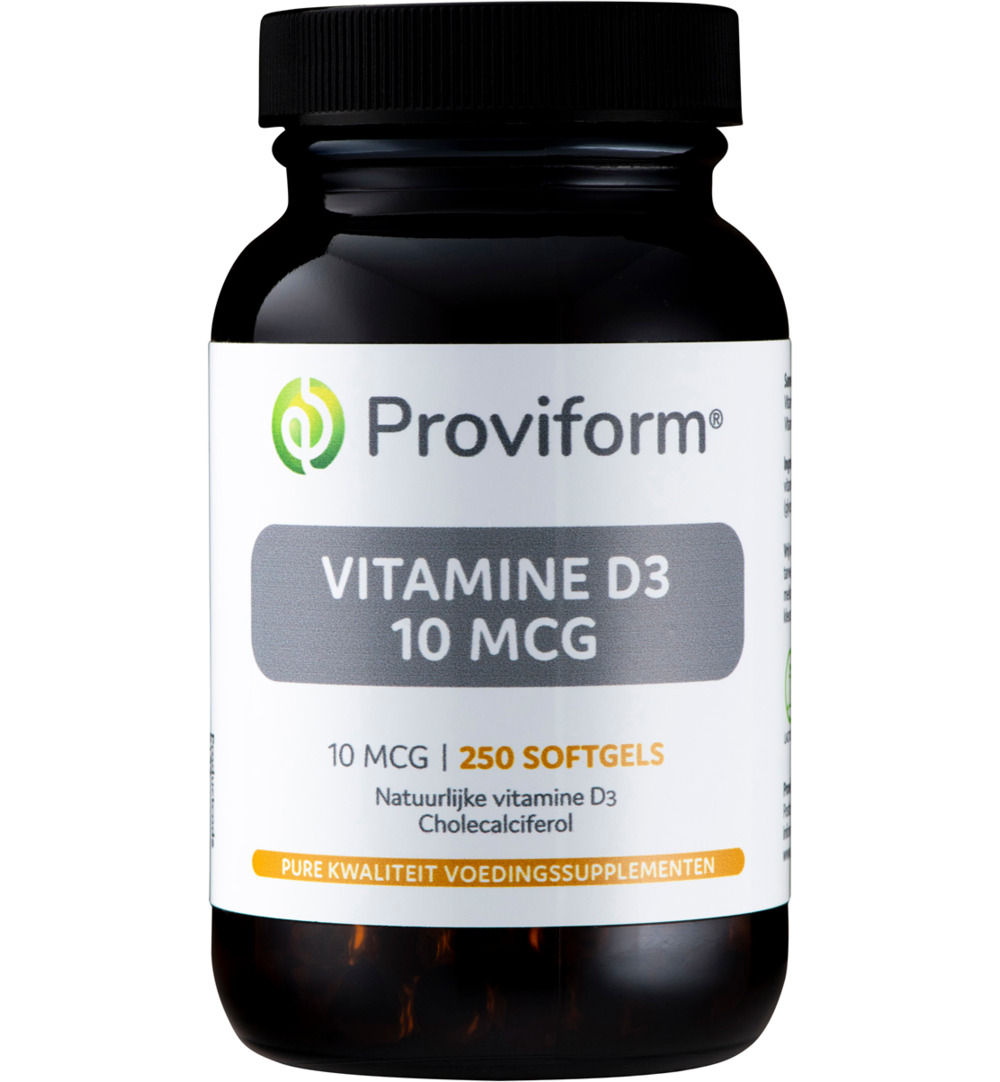 Proviform Vitamine D3 10Mcg (250 softgels)
