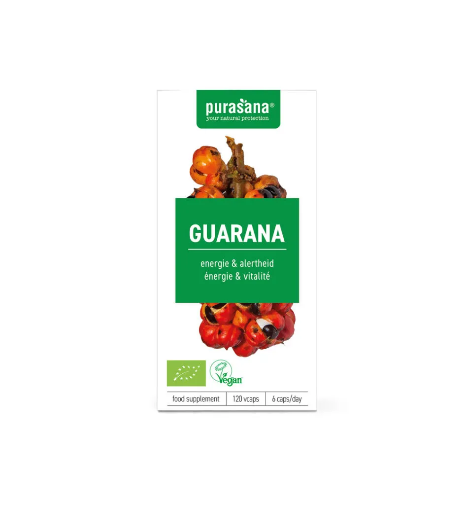 Purasana Guarana Vegan Bio (120 vega capsules)