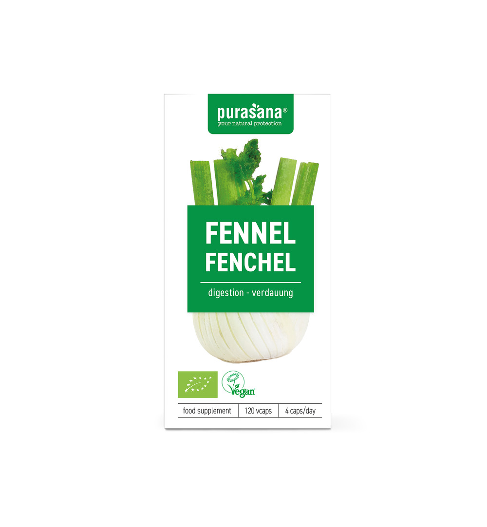 Purasana Venkel/Fenouil Vegan Bio (120 vega capsules)