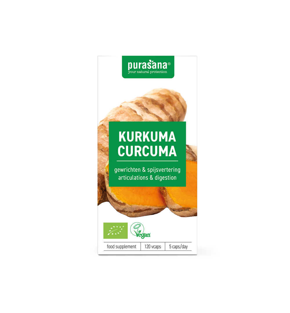 Purasana Curcuma Vegan Bio (120 vega capsules)