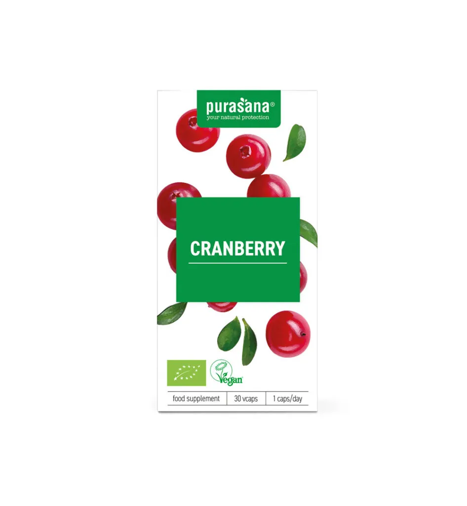 Purasana Cranberry/Canneberge Vegan Bio (30 vega capsules)