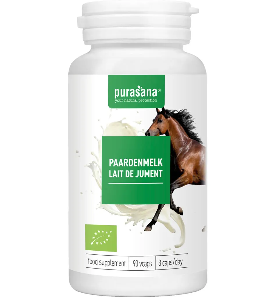 Purasana Paardenmelk Bio (90 vega capsules)