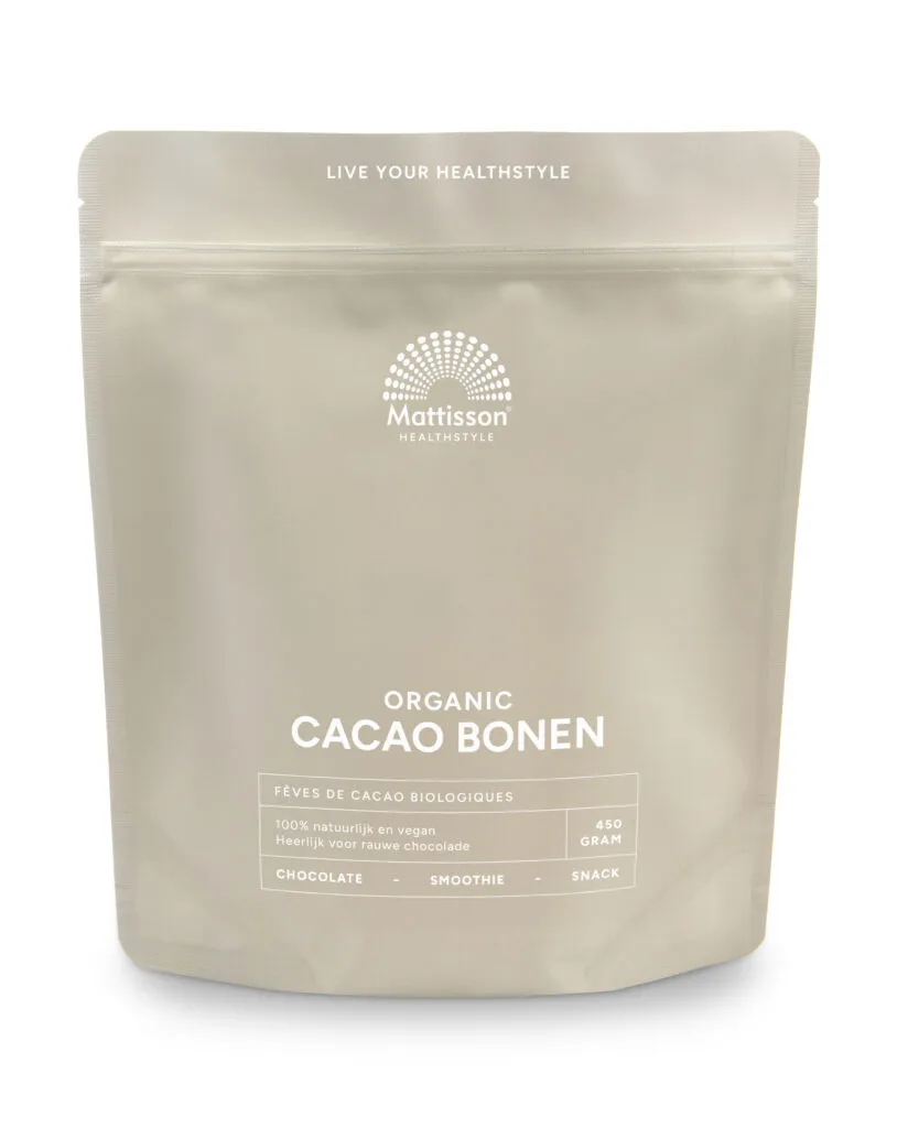 Mattisson Cacao Bonen Raw Bio (450 gr)