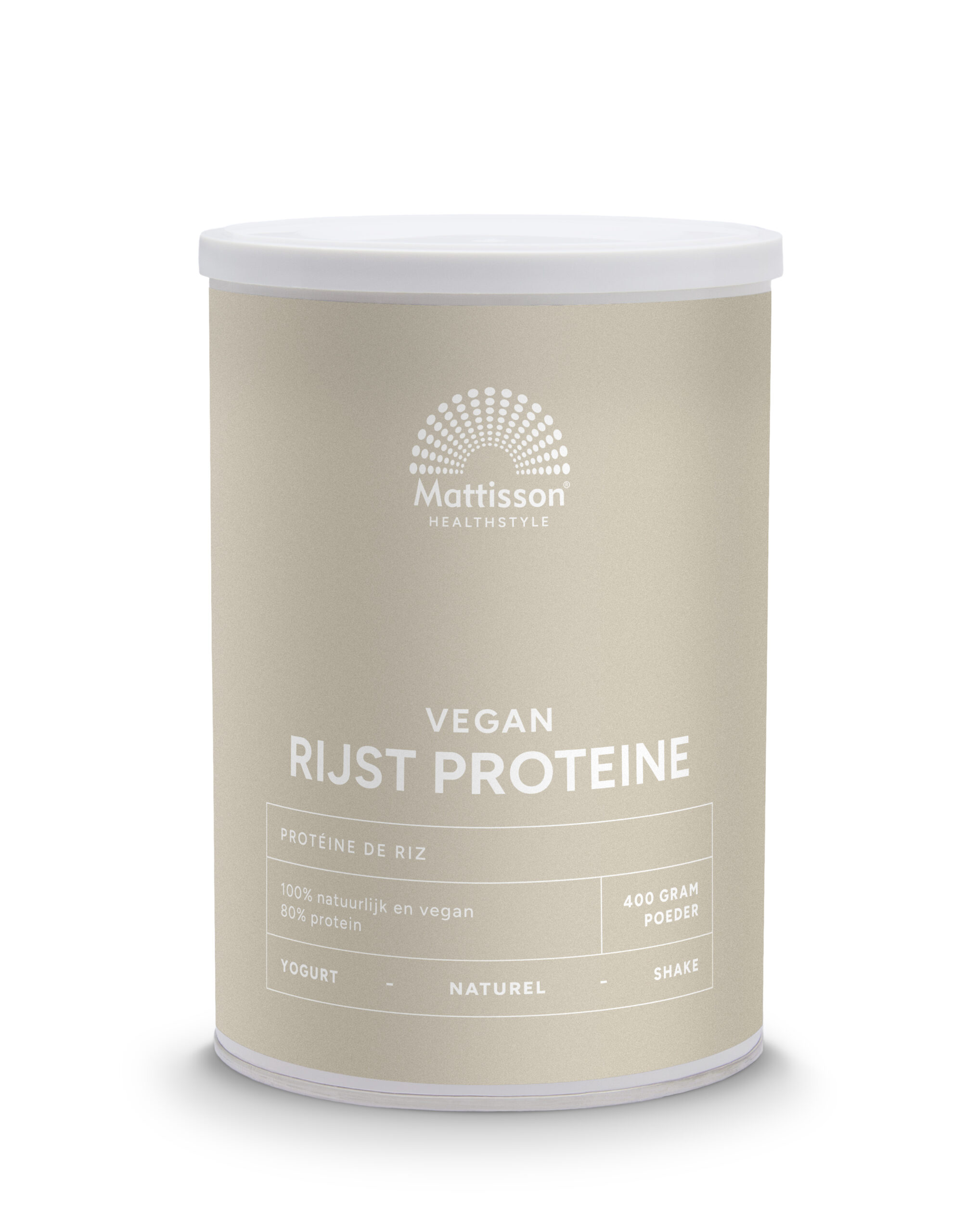 Mattisson Absolute Rijst Proteine Poeder Vegan 80% (400 gr)