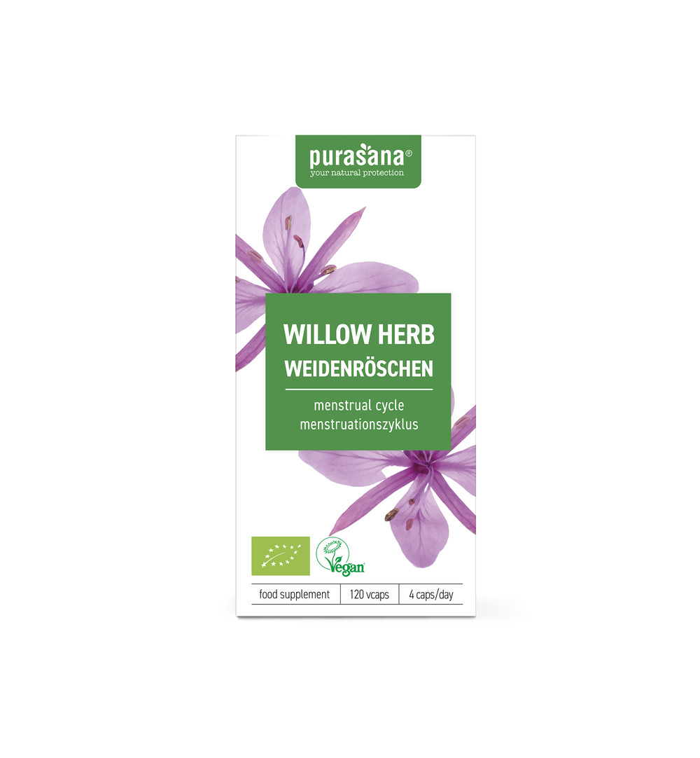 Purasana Wilgenroosje/Epilobe Vegan Bio (120 capsules)