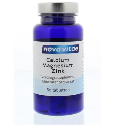 Nova Vitae Calcium magnesium zink (60 tabletten)