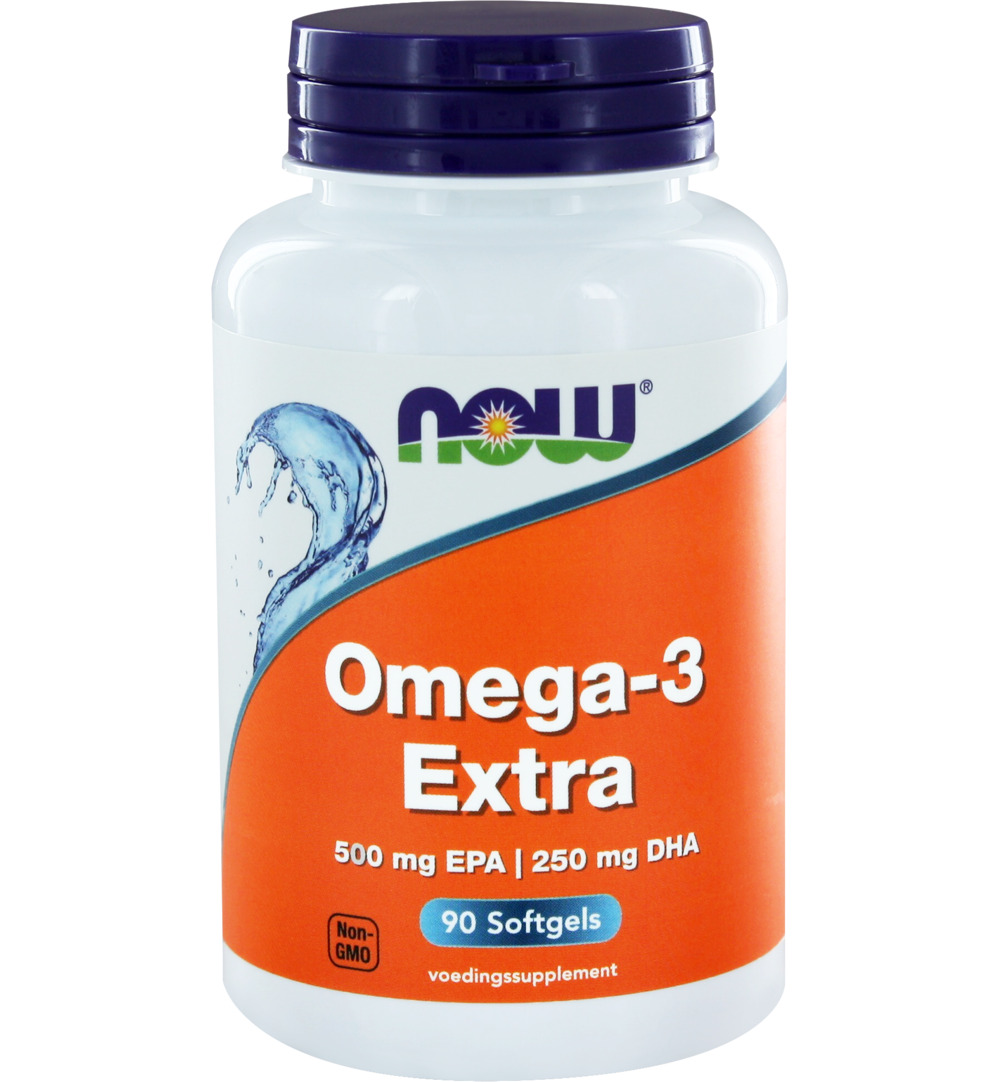 Now Omega-3 Extra 500 Mg Epa 250 Mg Dha (90 softgels)