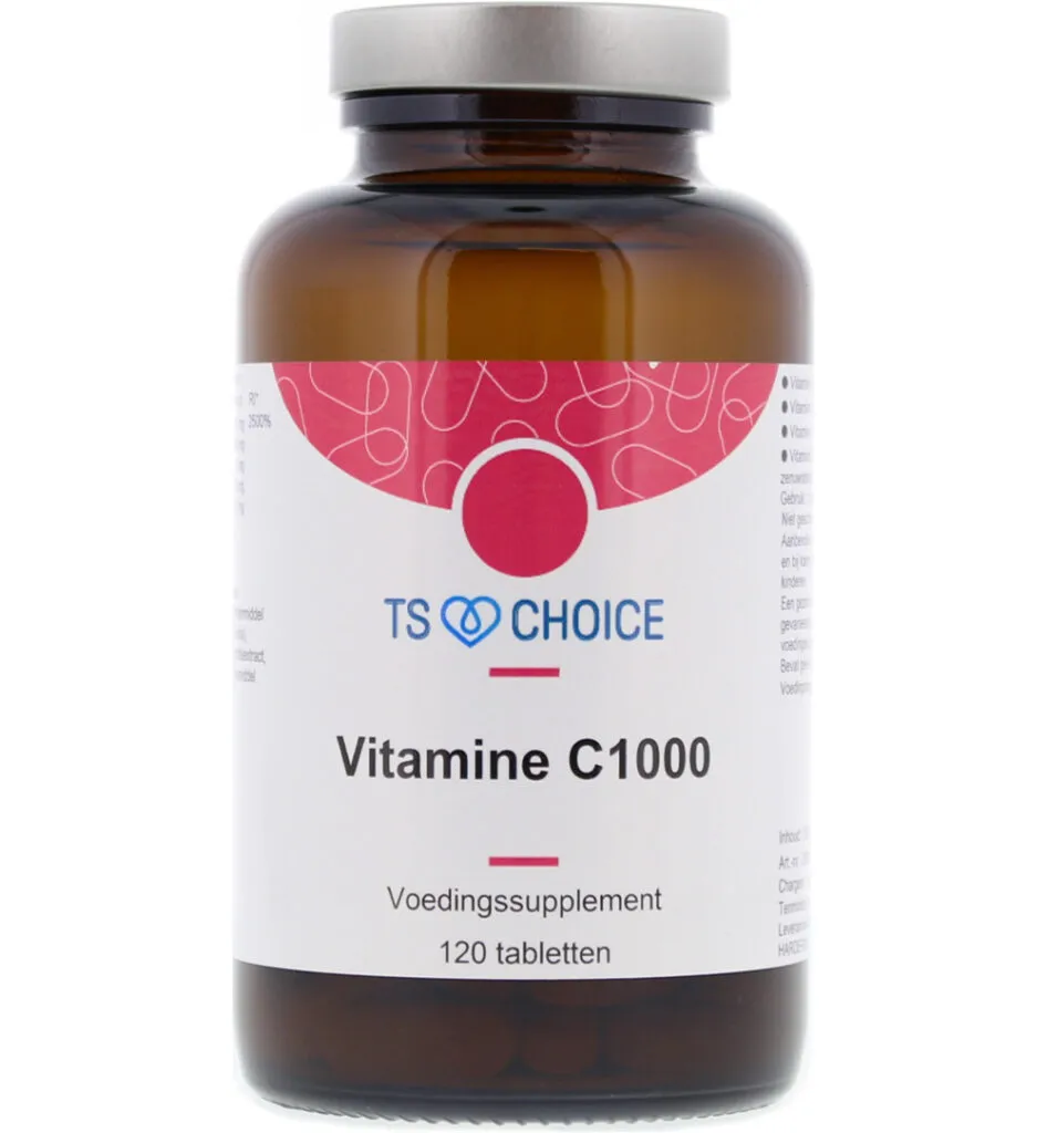 TS Choice Vitamine C 1000 mg & bioflavonoiden (120 tabletten)