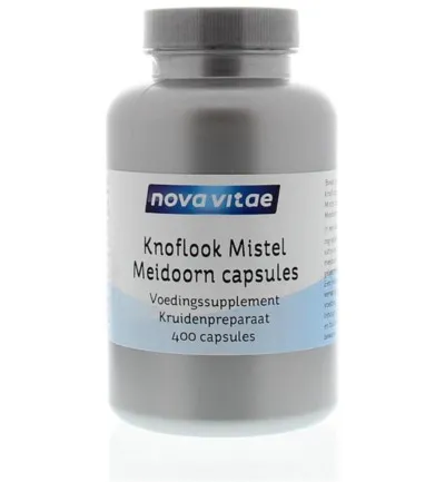 Nova Vitae Knoflook mistel meidoorn (400 capsules)