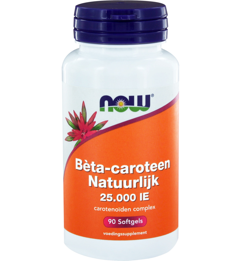 Now Beta caroteen natuurlijk (90 softgels)