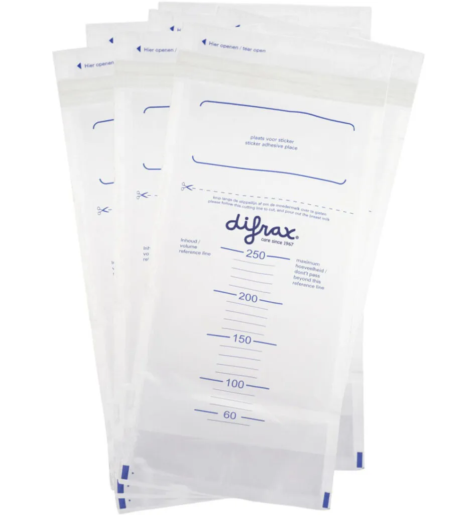 Difrax Moedermelk bewaarzakjes BtoB (20 stuks)