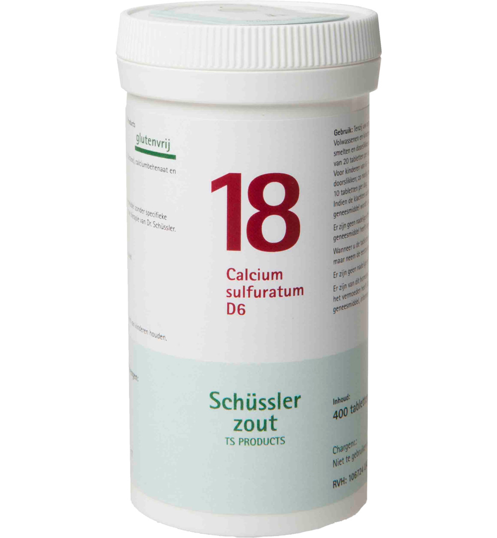 Pfluger Calcium sulfuratum 18 D6 Schussler (400 tabletten)