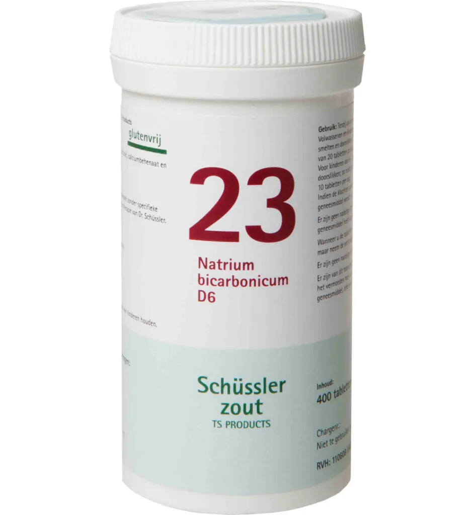 Pfluger Natrium bicarbonicum 23 D6 Schussler (400 tabletten)