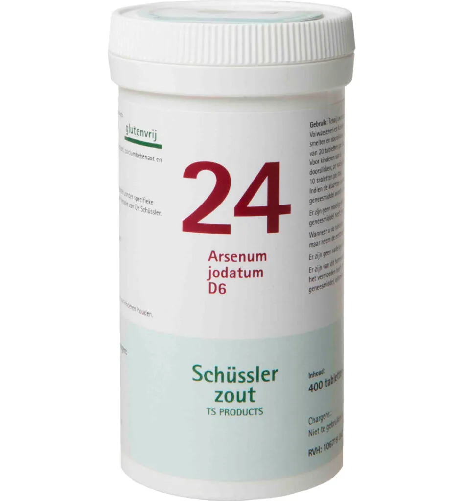 Pfluger Arsenum jodatum 24 D6 Schussler (400 tabletten)