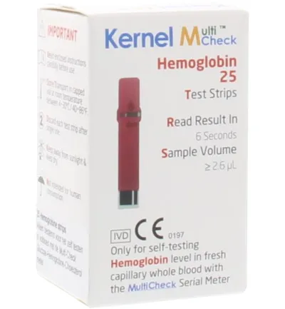 Testjezelf.Nu Multicheck Hb Strips (25 stuks)