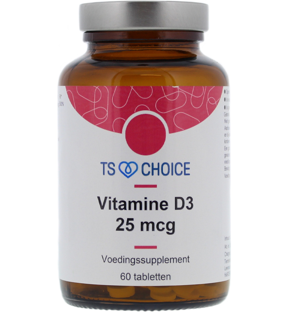 TS Choice Vitamine D3 25mcg (60 tabletten)