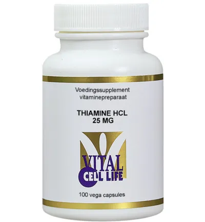 Vital Cell Life Thiamine HCL 25 mg (100 capsules)