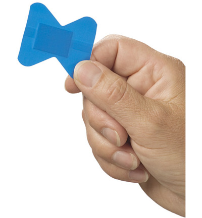 Heka HACCP pleisters blauw 50 x 45mm (25 stuks)