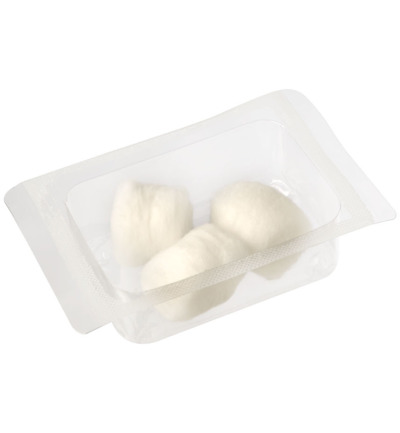 Heka Wattenbollen Set 3 X 2Gram (1 stuk)