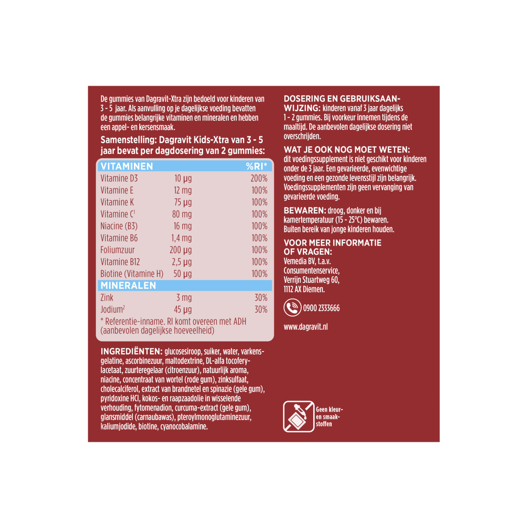 Dagravit Kids-Xtra Multi 3-5 Jaar Paw Patrol (60 gummies) - image 5
