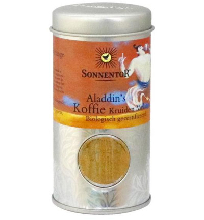 Sonnentor Aladins koffiekruid metalen bus bio (35g)