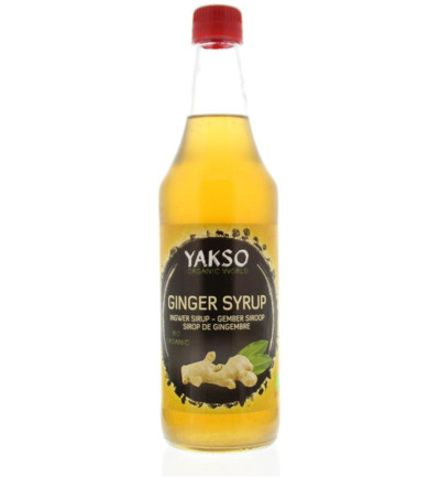 Yakso Gember Stroop Bio (480 ml)