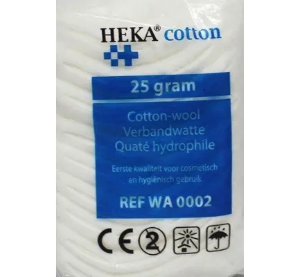 Heka Verbandwatten Zigzag (25 gr)