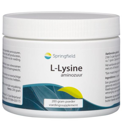 Springfield L-Lysine HCL poeder (200 gr)