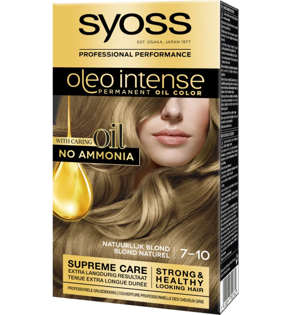 Syoss Color Oleo Intense 7-10 Natuurlijk Blond Haarverf (1 set)