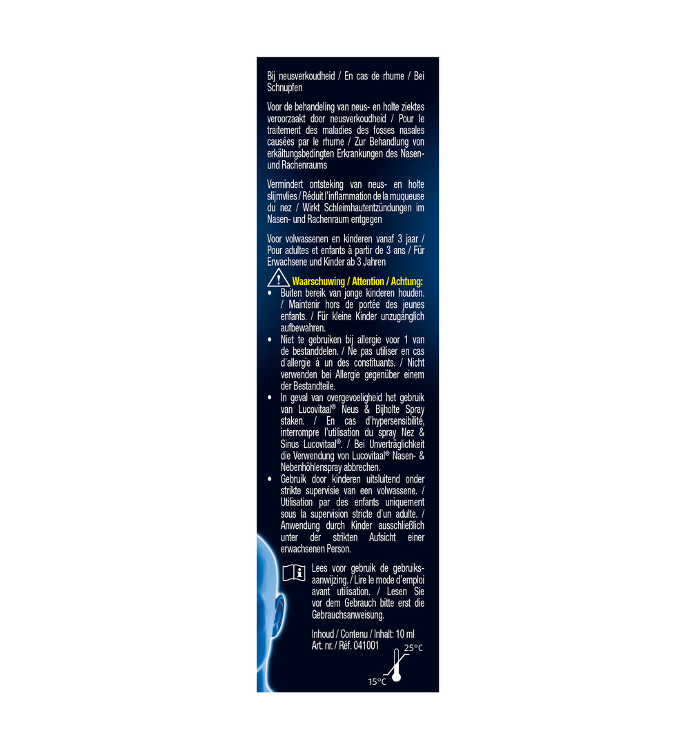 Lucovitaal Neus & Bijholte Spray (10 ml) - image 4