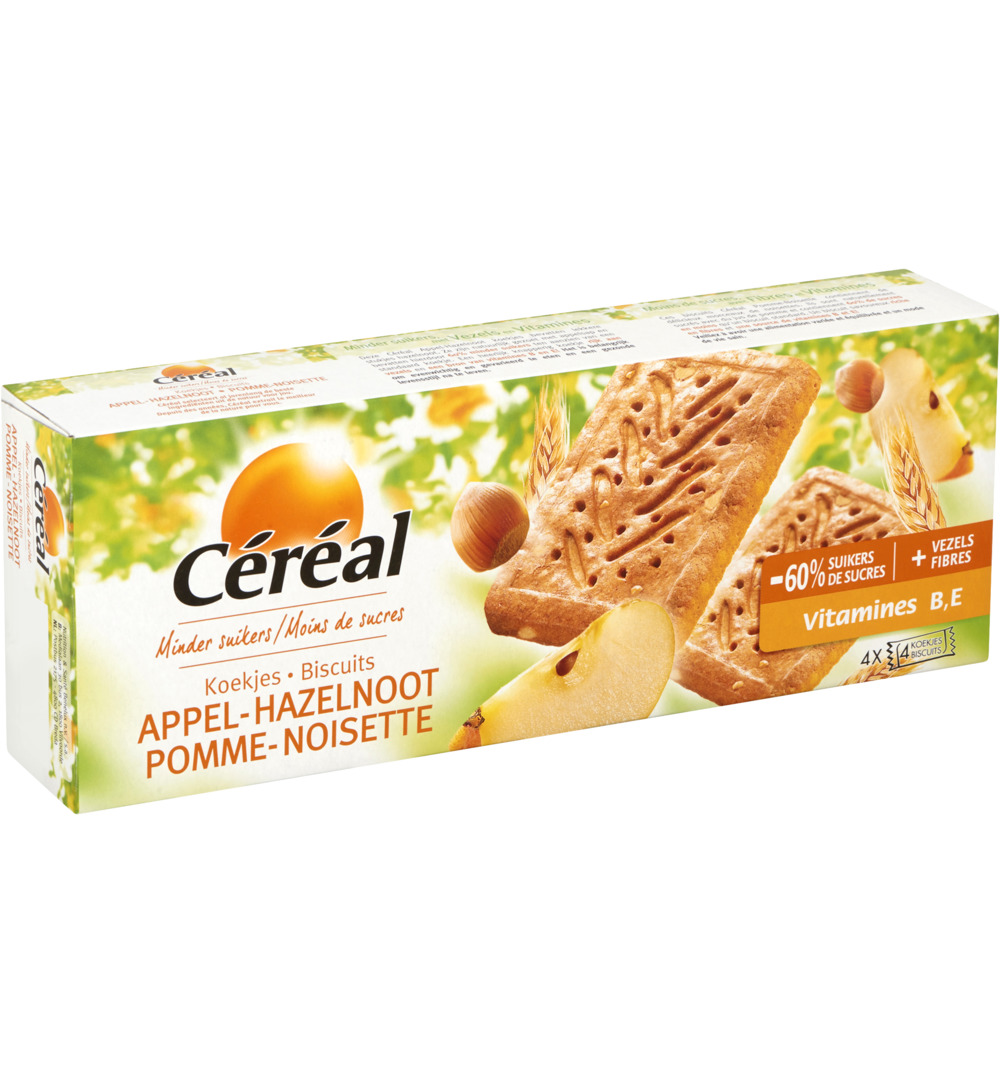 Céréal Appel hazelnoot koek (230 gr)