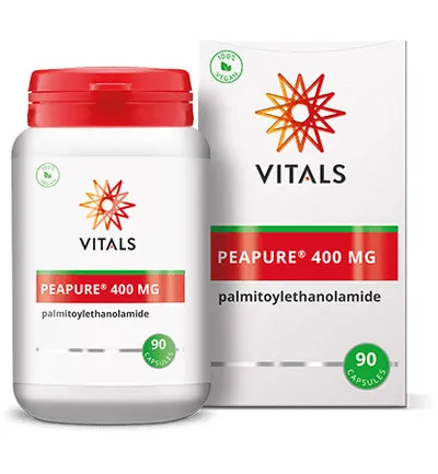 Vitals Peapure 400 Mg Palmitoylethanolamide (90 vega capsules)