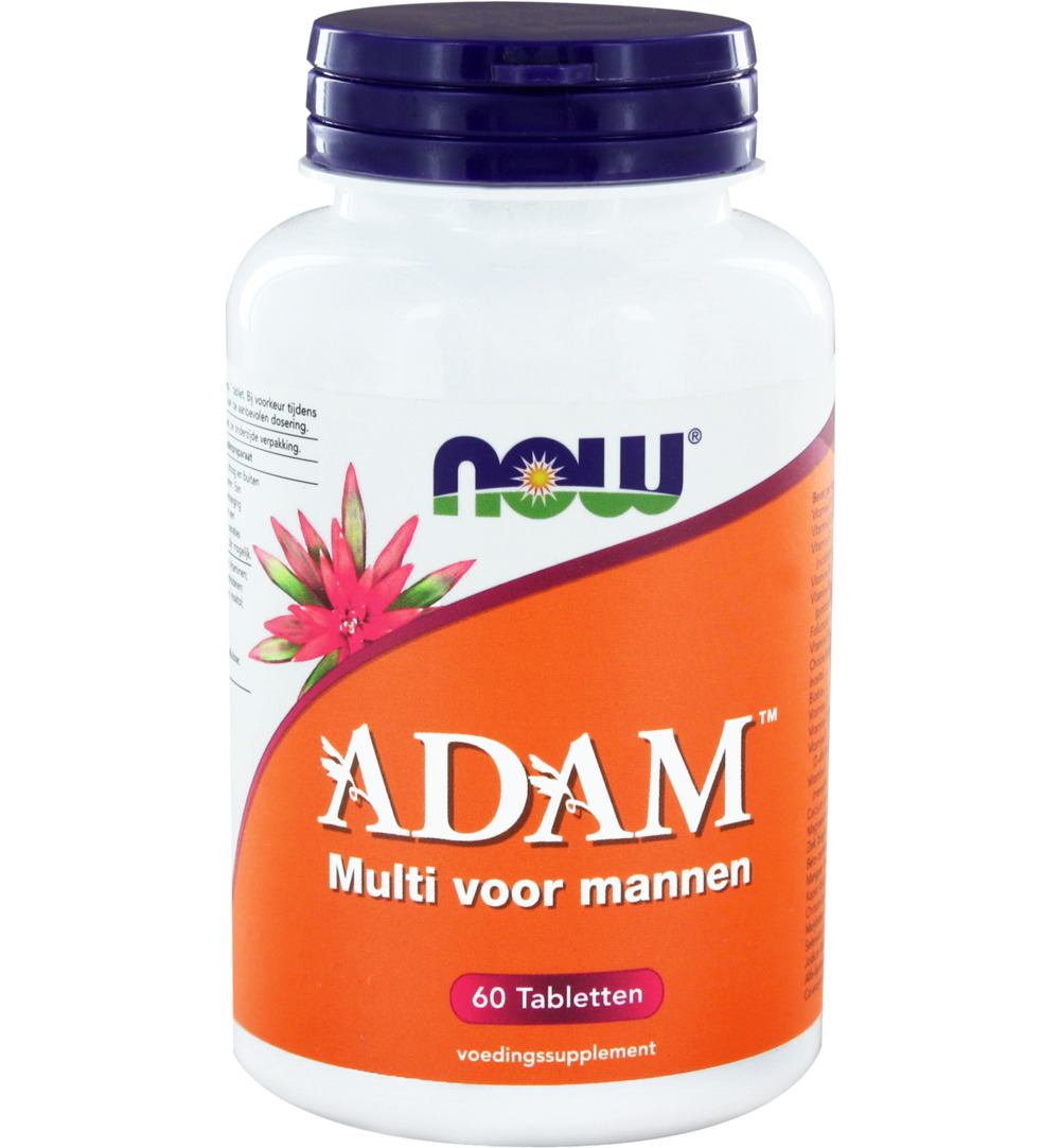 Now Adam Multivitamine Voor Mannen (60 tabletten)