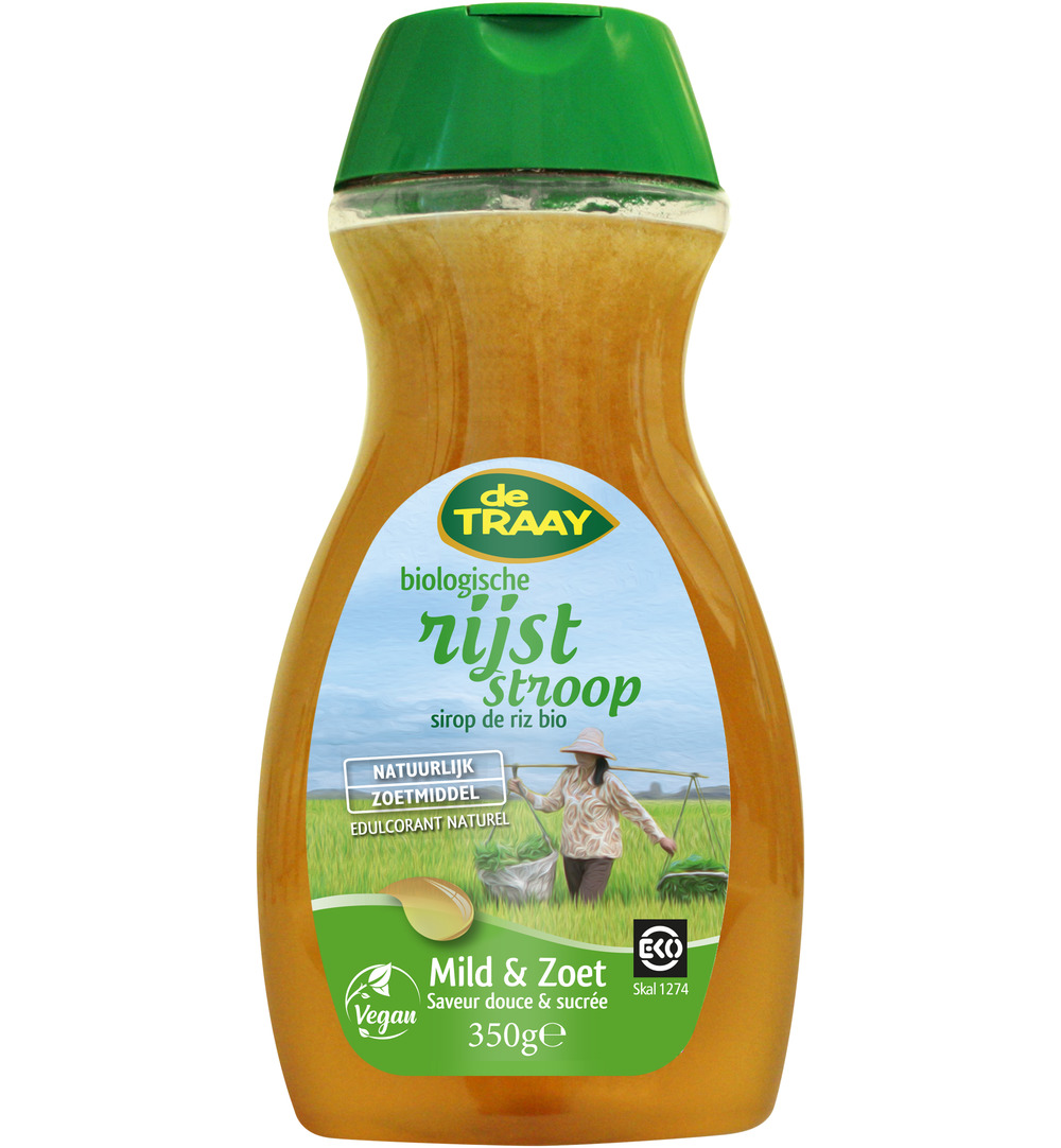 De Traay Rijststroop Glutenvrij Bio (350 gr)