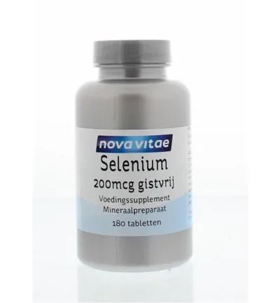 Nova Vitae Selenium 200 mcg gistvrij (180 stuks)