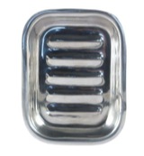 Aleppo Soap Co Zeepbakje RVS (1 stuk)