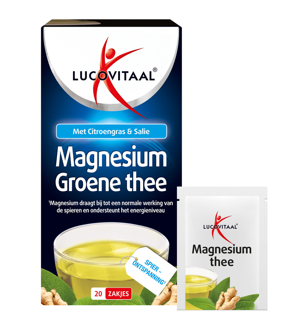 Lucovitaal Magnesium Groene Thee (20 zakjes) - image 3