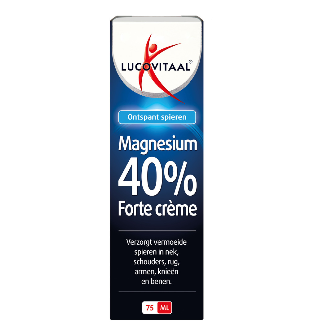 Lucovitaal Magnesium 40% Forte Crème (75 ml)