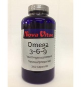 Nova Vitae Omega 3 6 9 1000 mg (250 capsules)