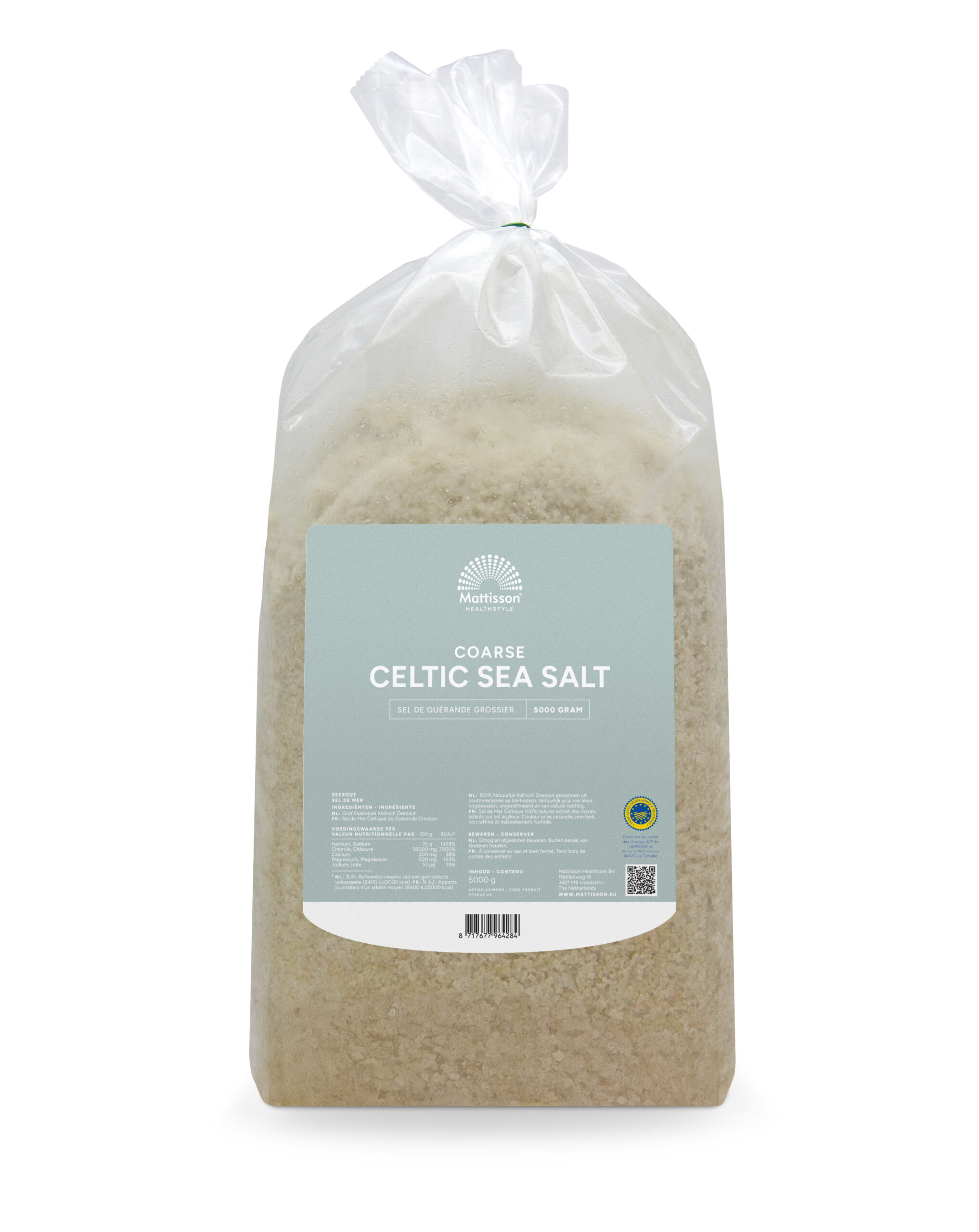 Mattisson Keltisch Zeezout Celtic Sea Saltgrof (5000 gr)