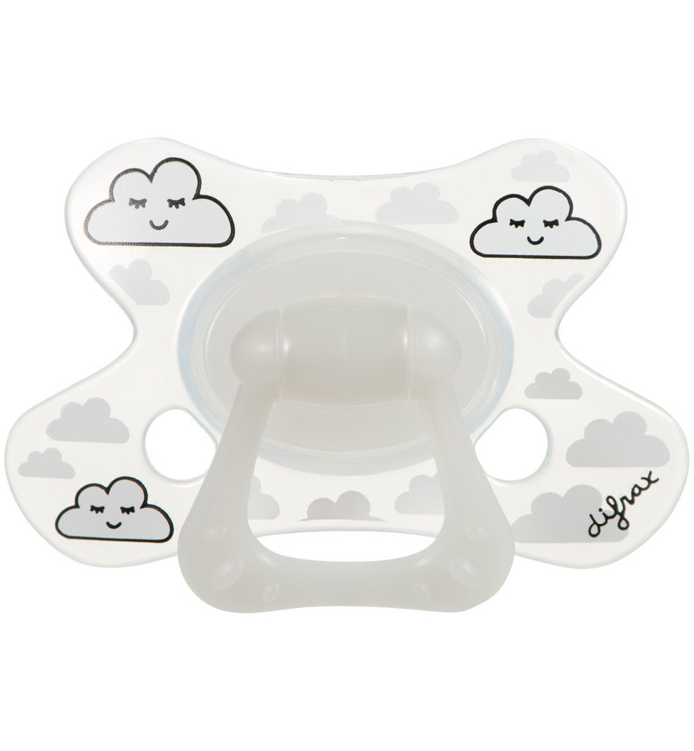 Difrax Fopspeen dental 18+ glow in the dark (1 stuk)