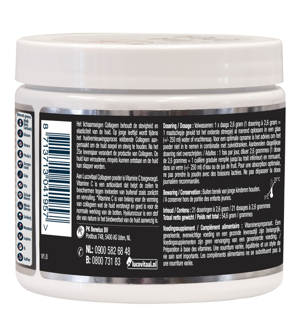 Lucovitaal Super Collageen Poeder (54,6 gr) - image 2
