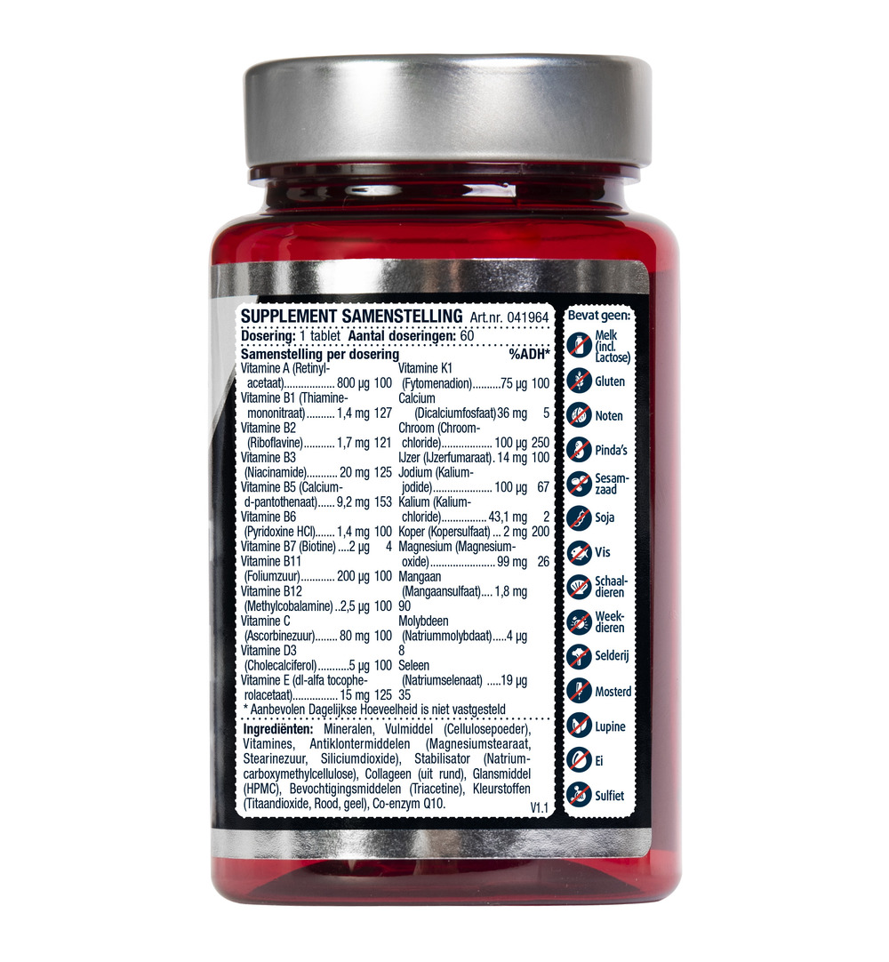 Lucovitaal Collageen Multi Vitamine Compleet (60 tabletten)