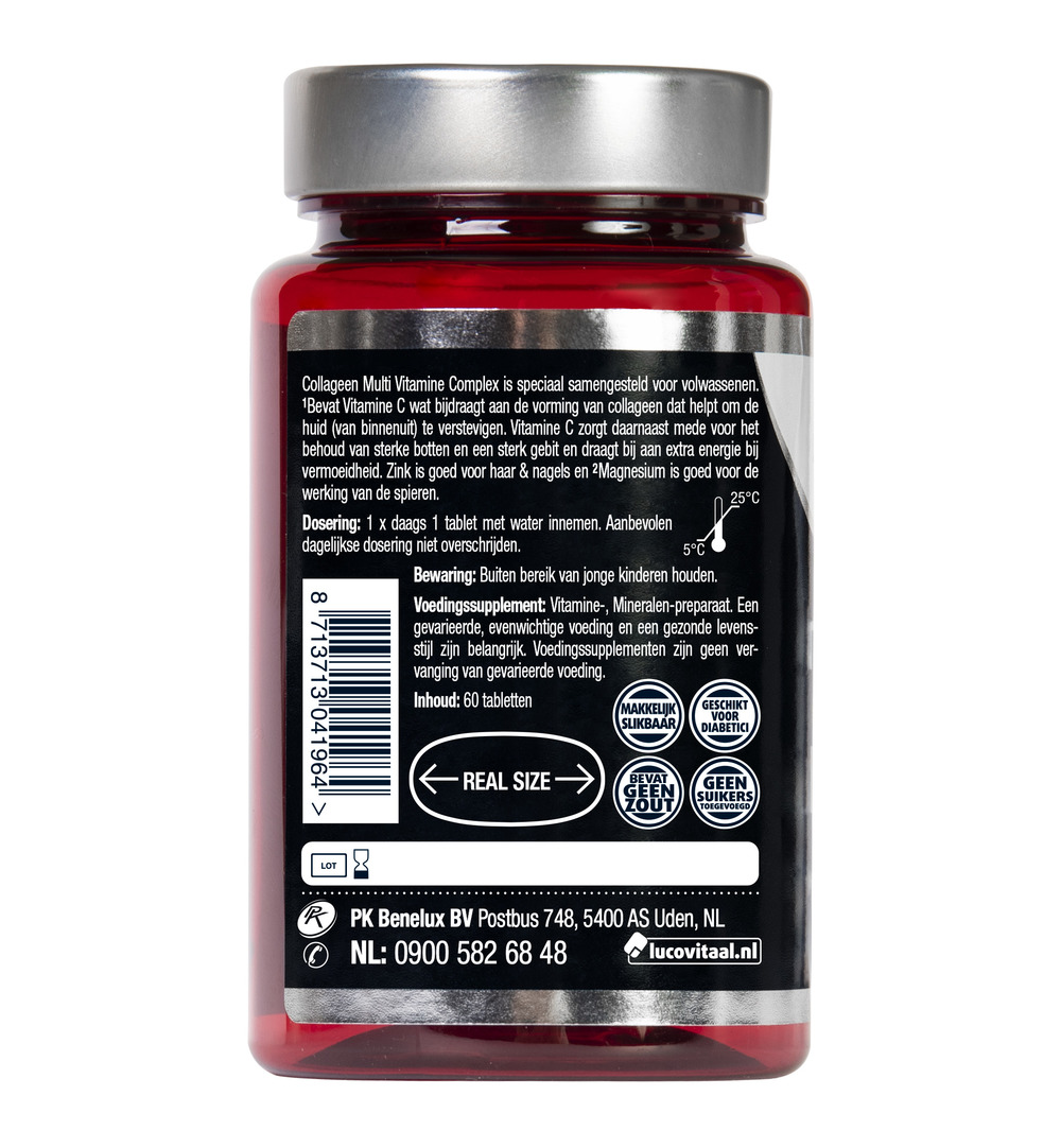 Lucovitaal Collageen Multi Vitamine Compleet (60 tabletten) - image 3
