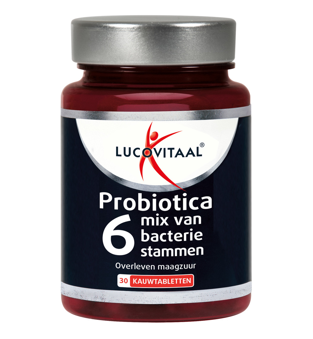 Lucovitaal Probiotica Mix 6 Bacteriestammen (30 kauwtabletten)