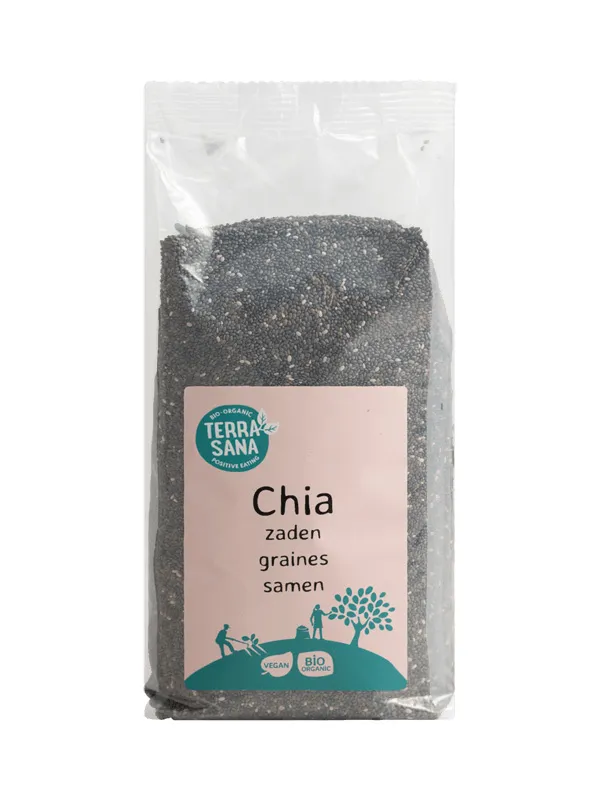 Terrasana Raw Chia Zaad Zwart Bio (600 gr)