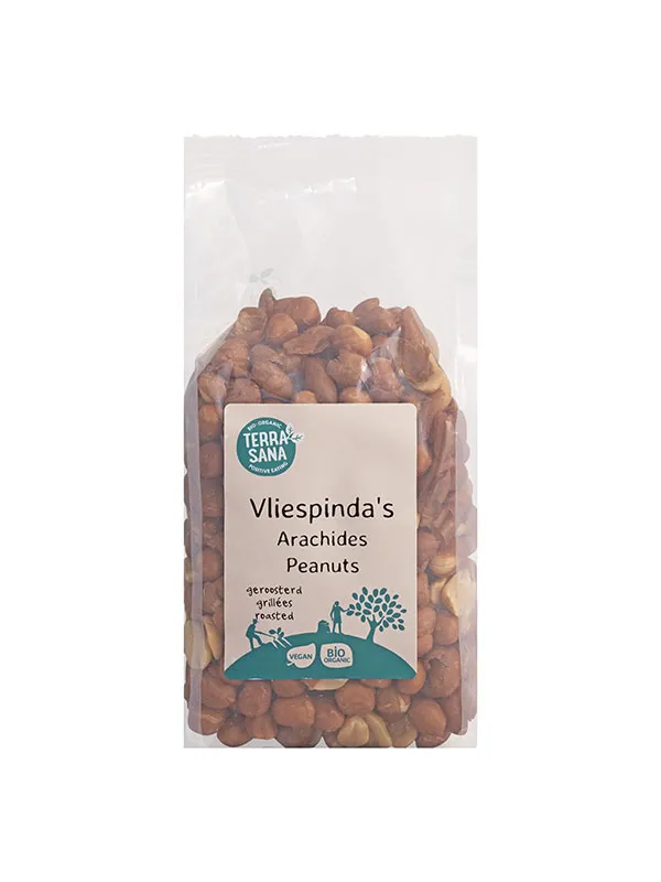 Terrasana Pinda Vlies Zonder Zout Geroosterd Bio (250 gr)